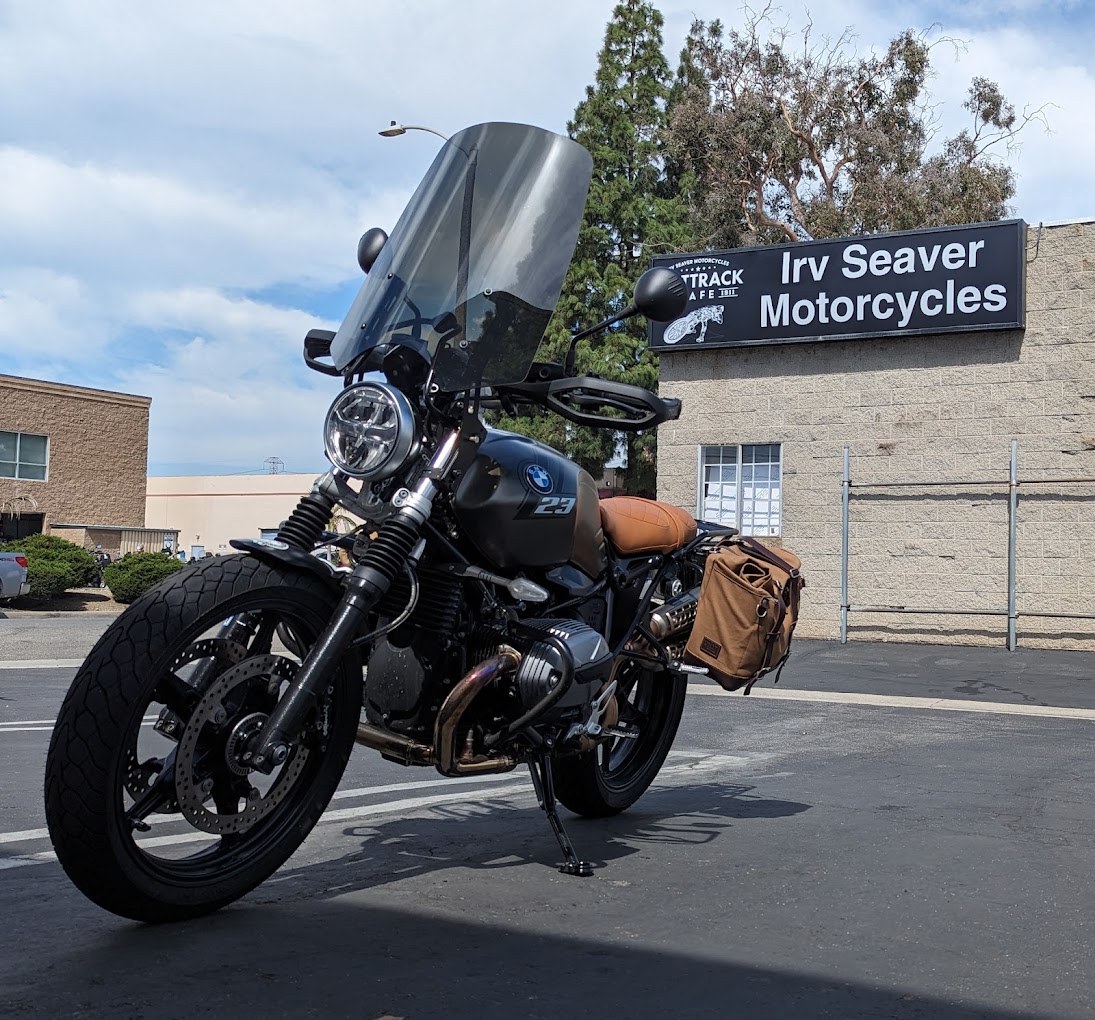 Irv Seaver Motorcycles sign
