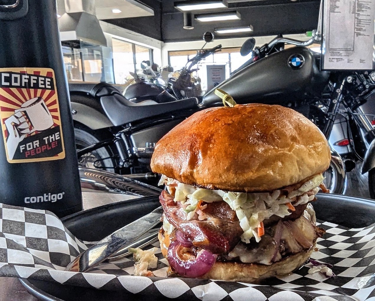 BBQ Pulled Pork Burger