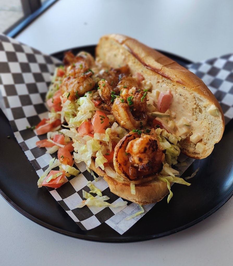 Shrimp po'boy